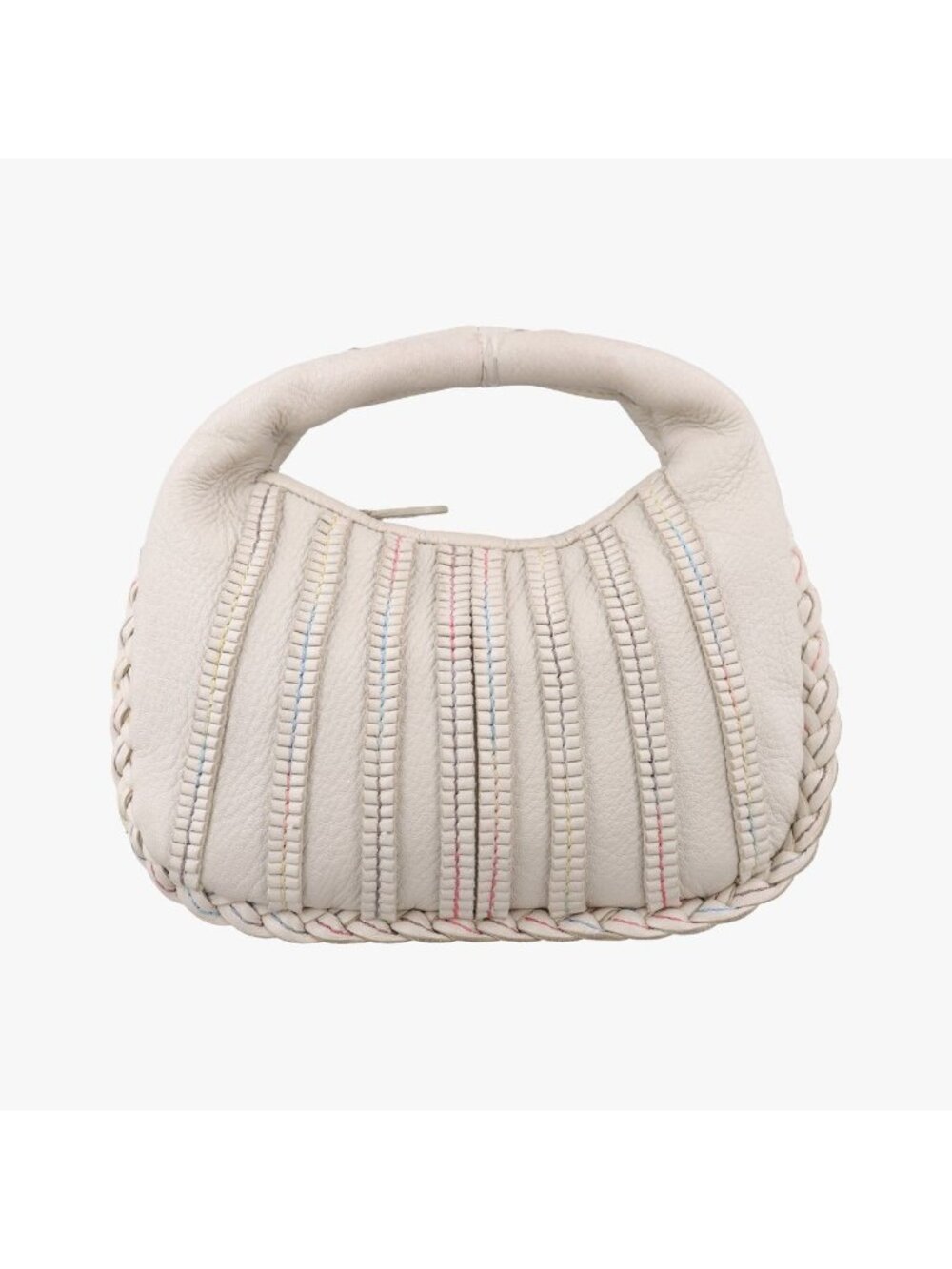 Bottega Veneta Mini Dune Hobo Gray Leather